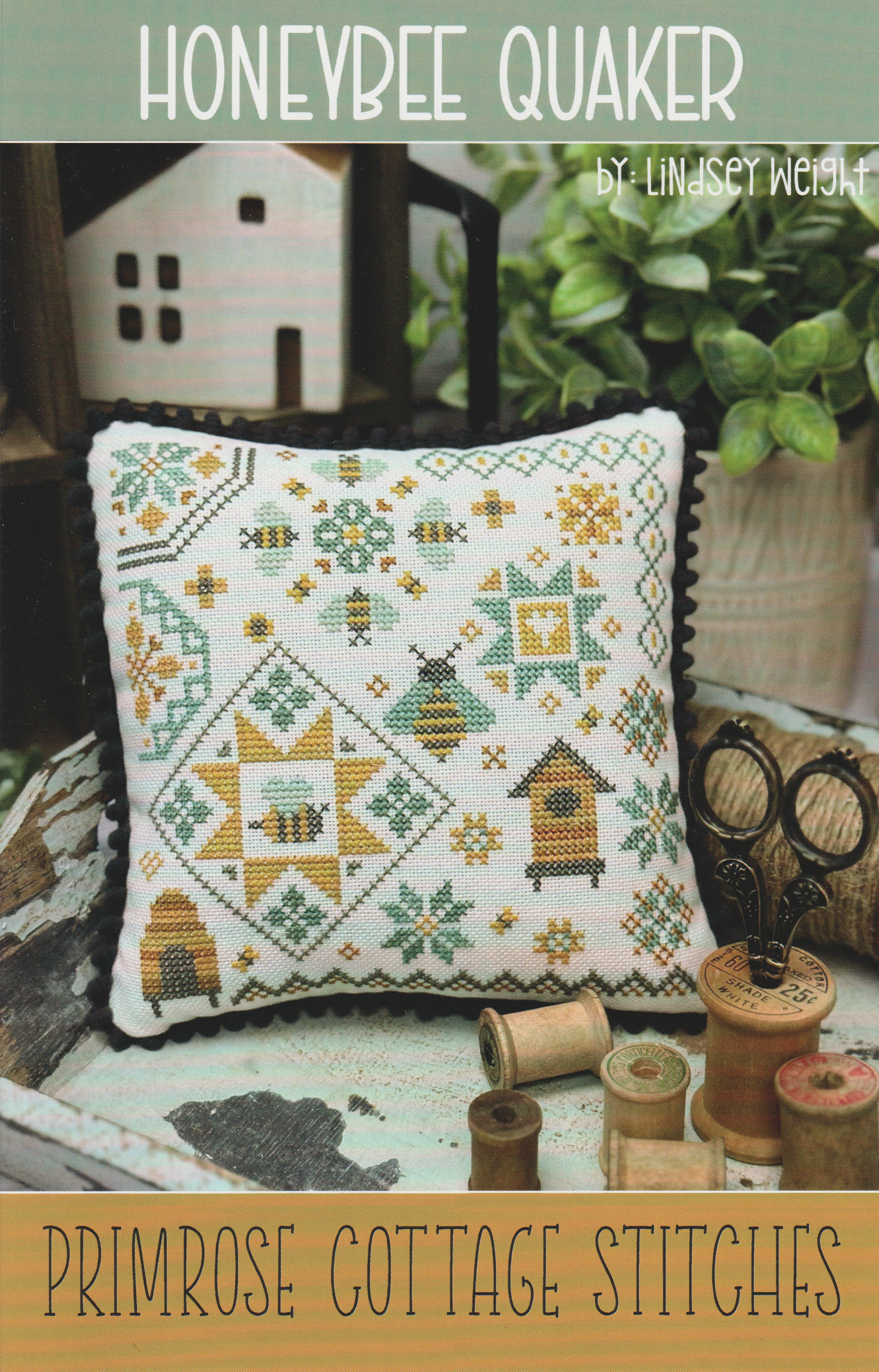 Honeybee Quaker - Cross Stitch Pattern