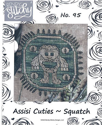 Assissi Cuties Squatch - Cross Stitch Pattern