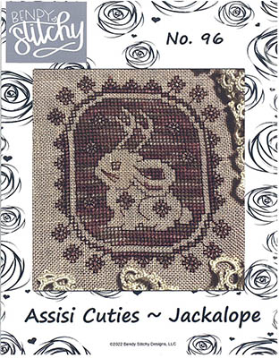 Assissi Cuties Jackalope - Cross Stitch Pattern