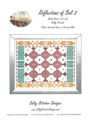 Reflections Of Bali 2 - Cross Stitch Pattern