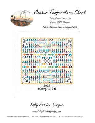 Anchor Temperature Chart - Cross Stitch Pattern