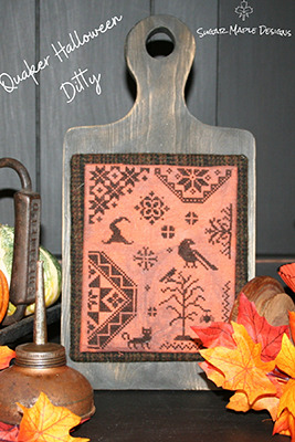 Quaker Halloween Ditty - Cross Stitch Pattern