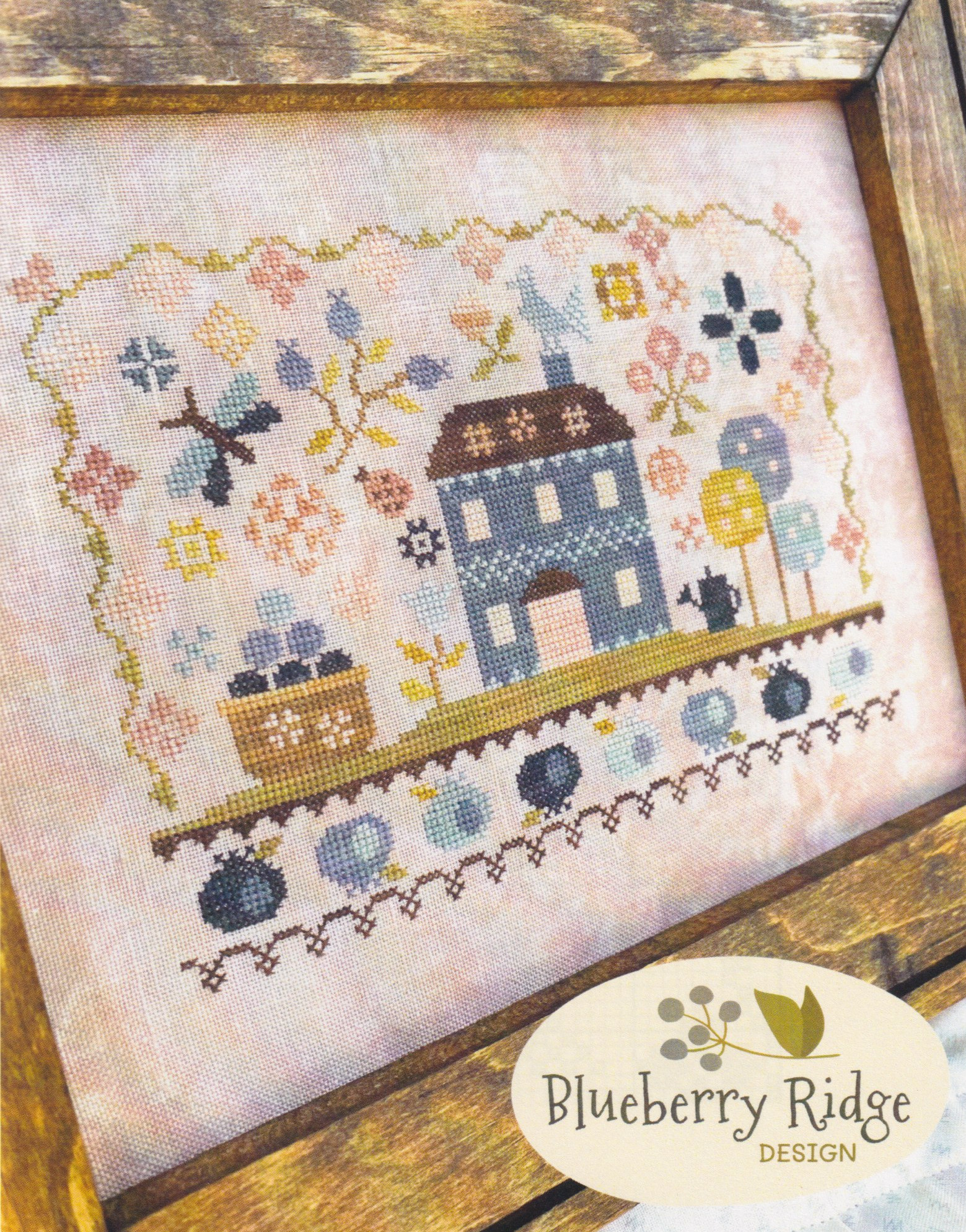 House On Blueberry Hill - Cross Stitch Pattern
