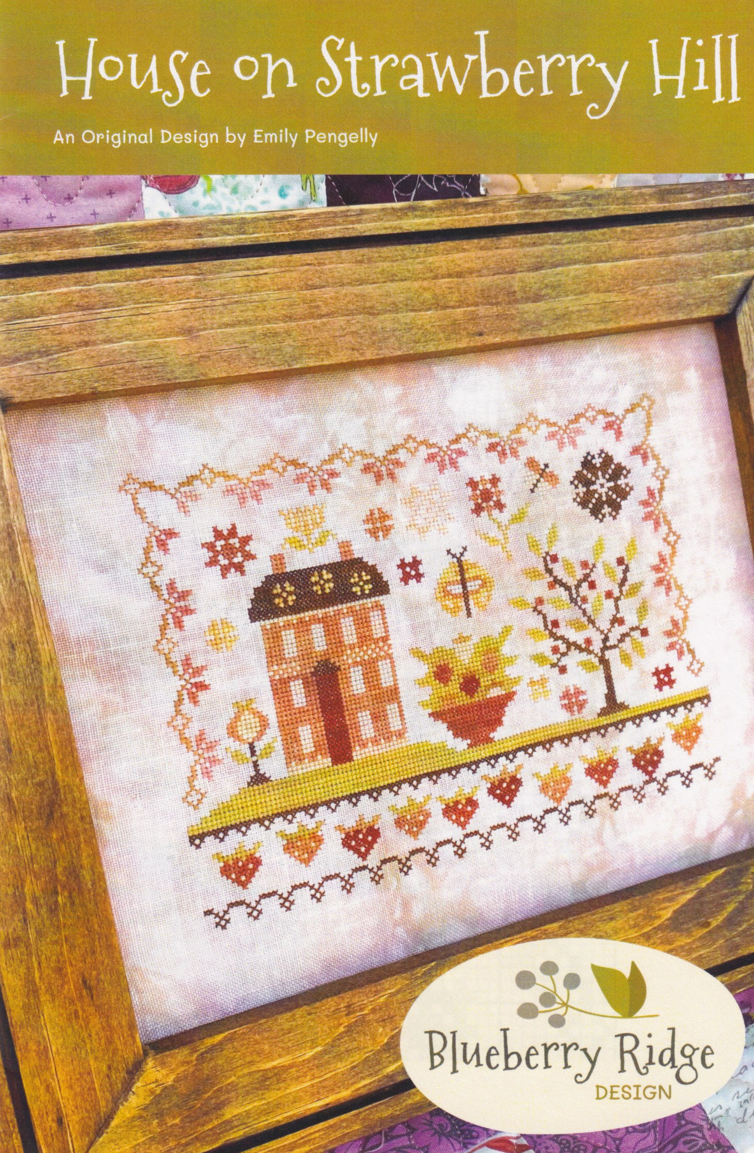 House On Strawberry Hill - Cross Stitch Pattern