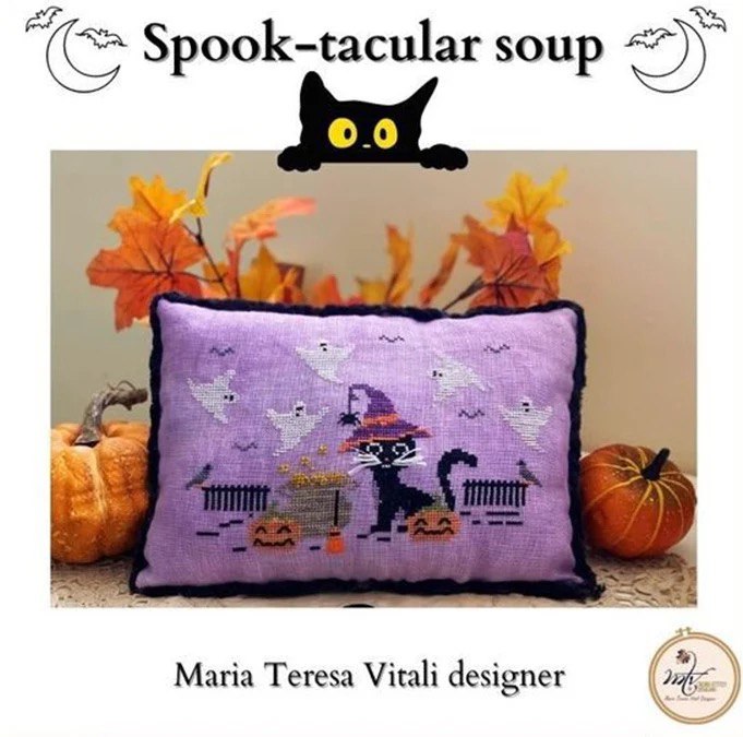 Spook-tacular Soup - Halloween Cross Stitch Pattern