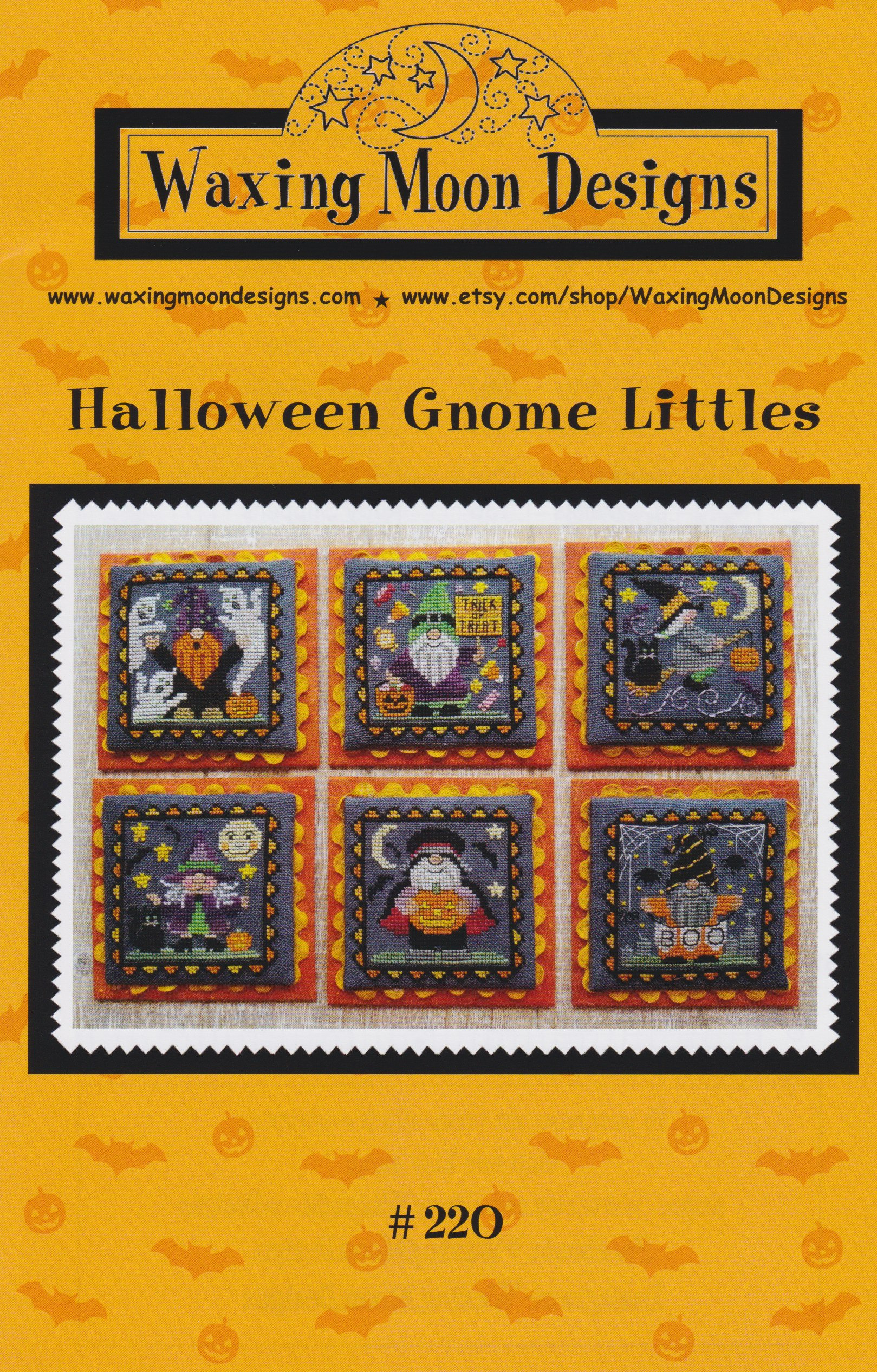 Halloween Gnome Littles  - Cross Stitch Pattern