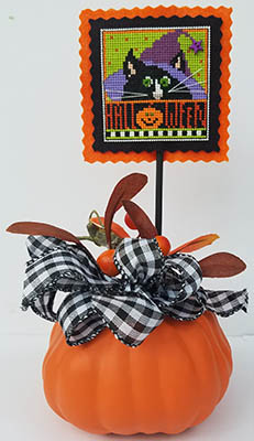 Halloween Pumpkin Poke Kit - Cross Stitch Kit