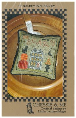 Be Scary Pyn Pillow - Cross Stitch Pattern