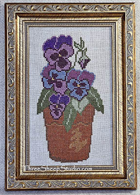 Pansy - Cross Stitch Pattern