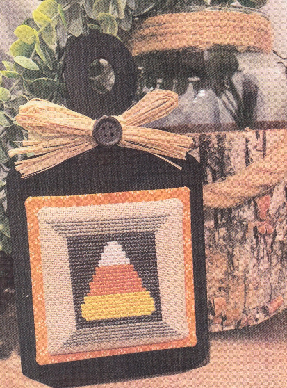 Candy Corn Spool - Cross Stitch Pattern