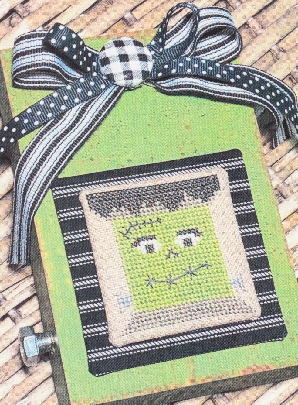 Frankenstein Spool - Cross Stitch Pattern