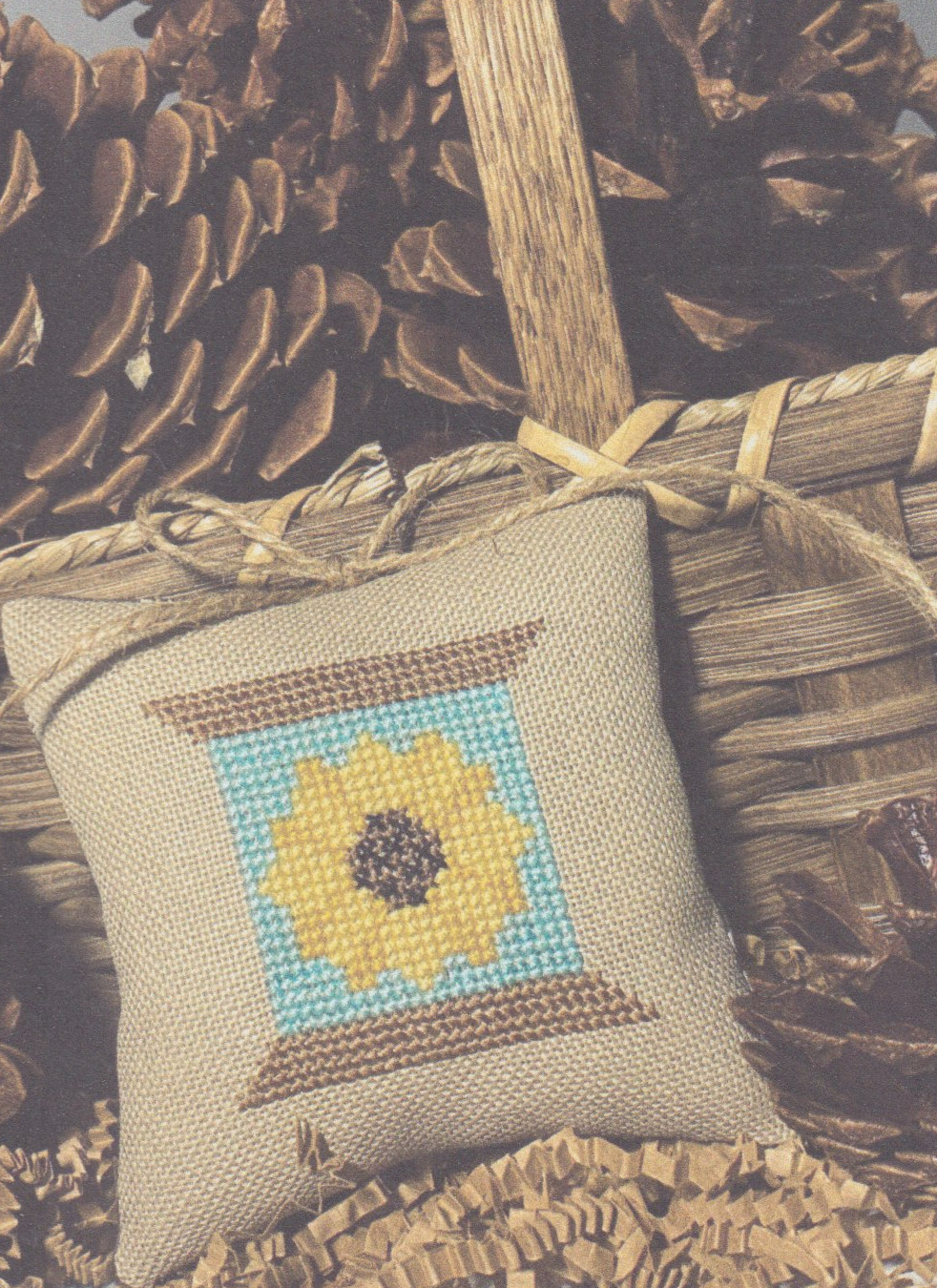 Sunflower Spool - Cross Stitch Pattern