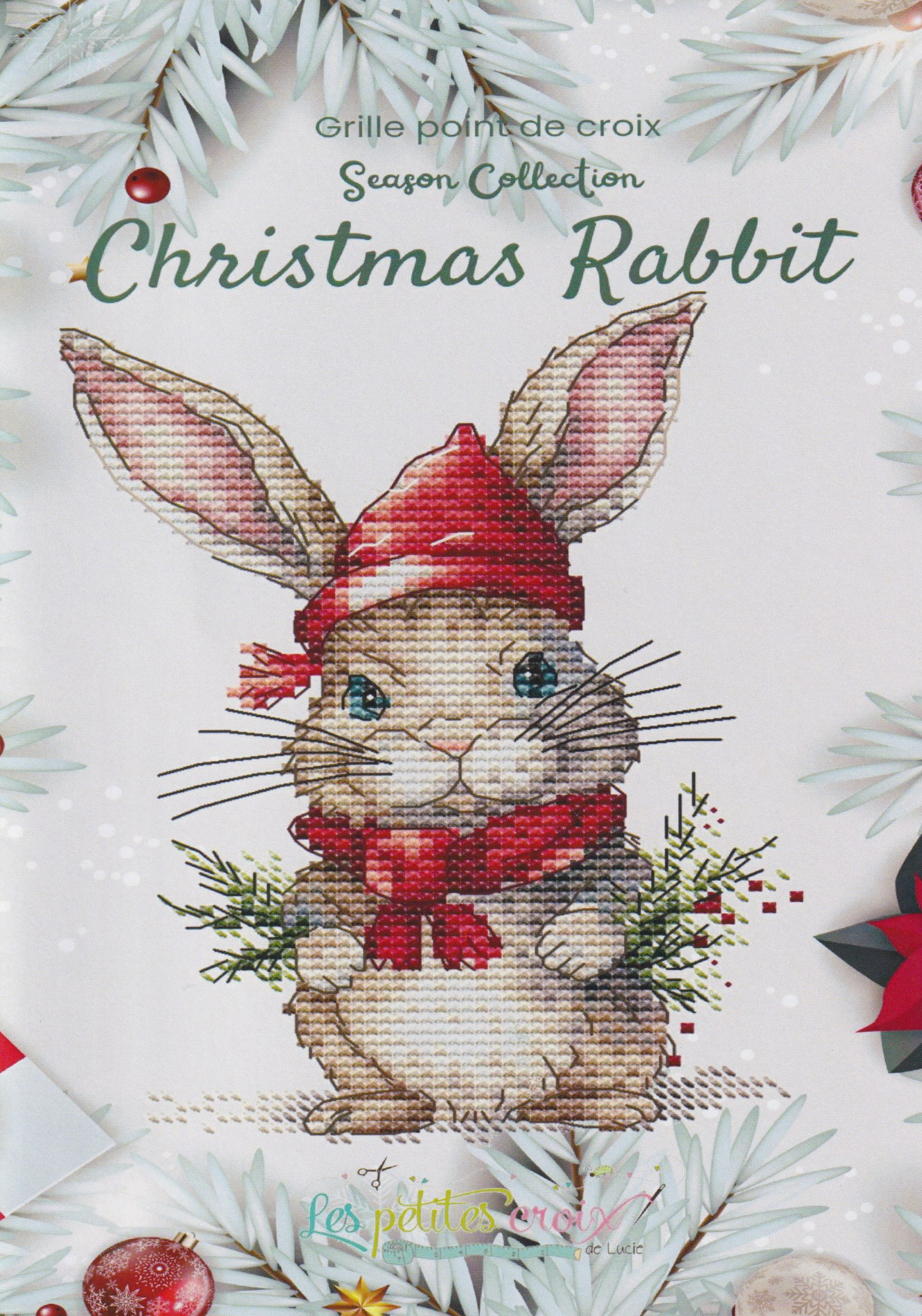Christmas Rabbit - Cross Stitch Pattern