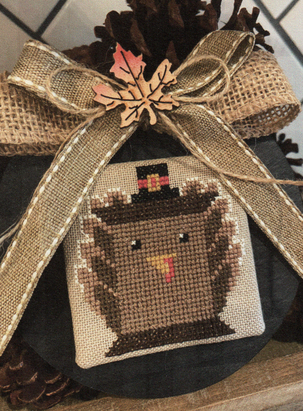 Turkey Spool - Cross Stitch Pattern