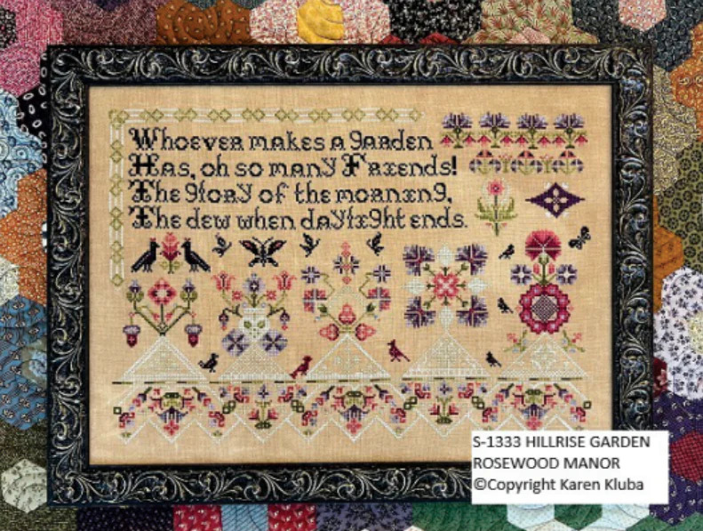 Hillrise Garden - Cross Stitch Pattern 