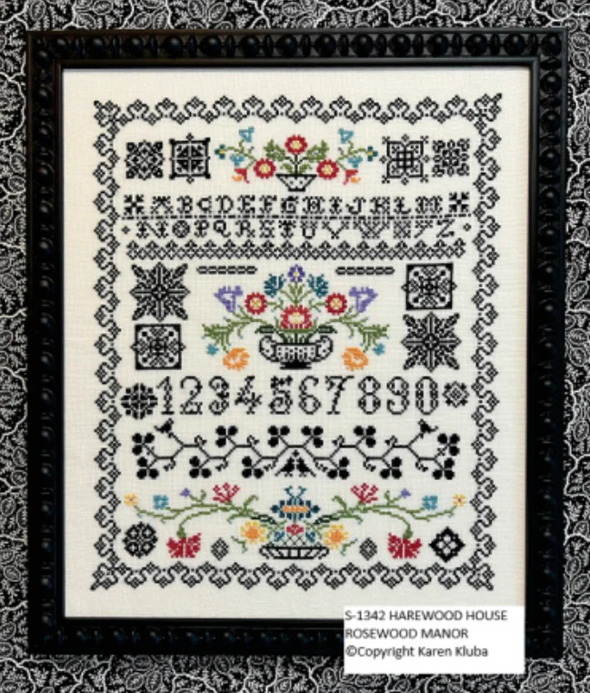 Harewood House Sampler - Cross Stitch Pattern 