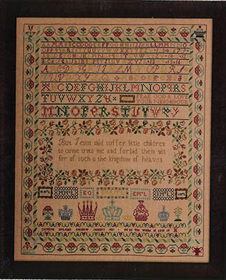 Christina McLellan 1821- Cross Stitch Pattern 