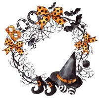 Halloween Wreath - Needle Minder