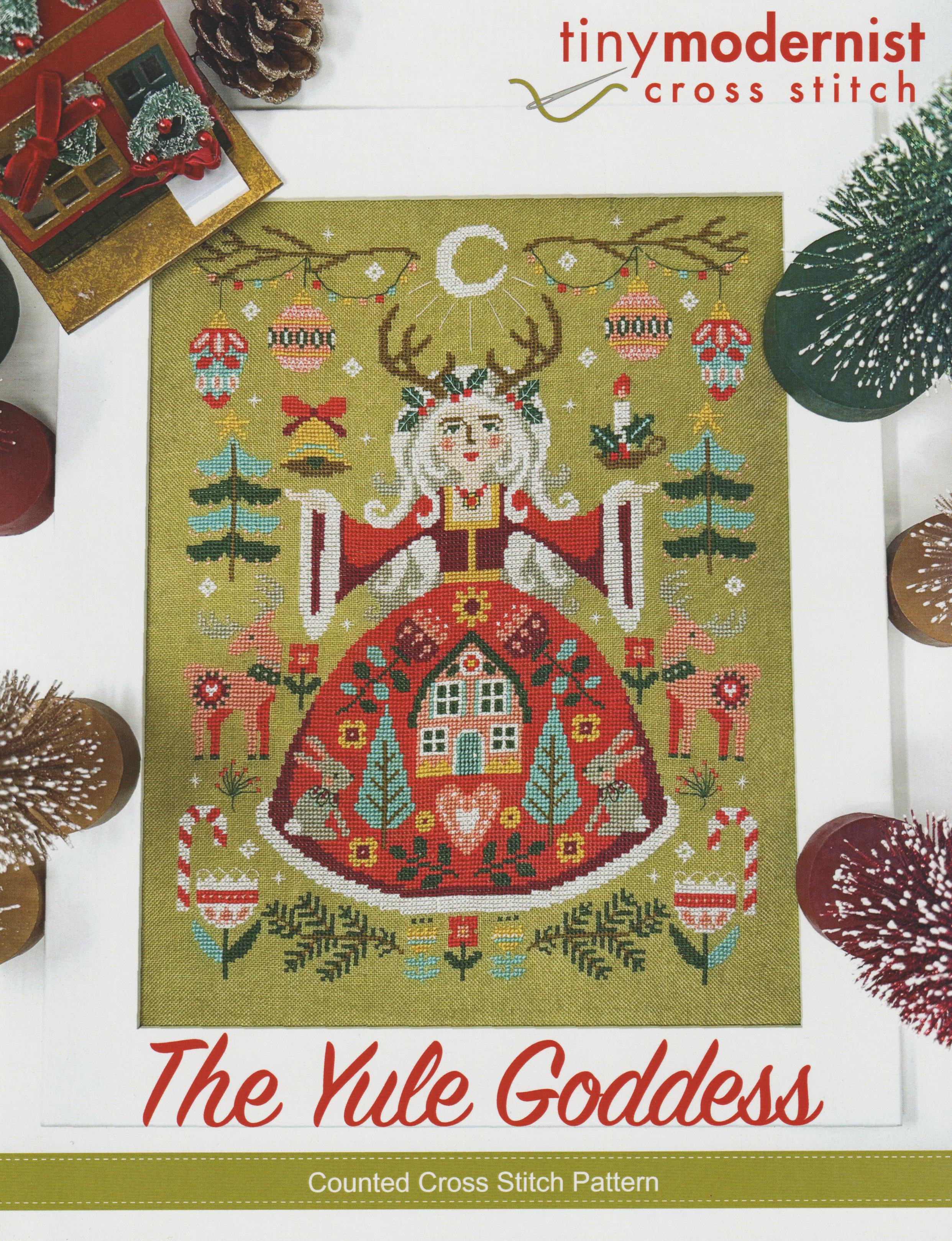 Yule Goddess - Christmas Cross Stitch Pattern