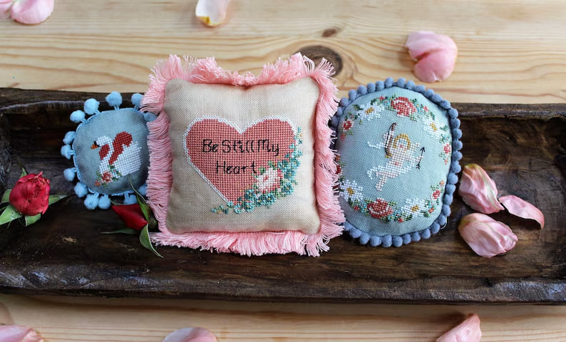 Victorian Valentines - Valentines Cross Stitch Pattern