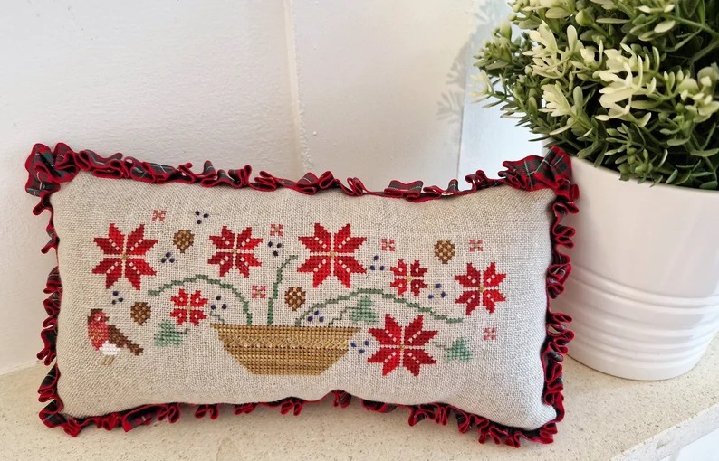 December Basket - Cross Stitch Pattern