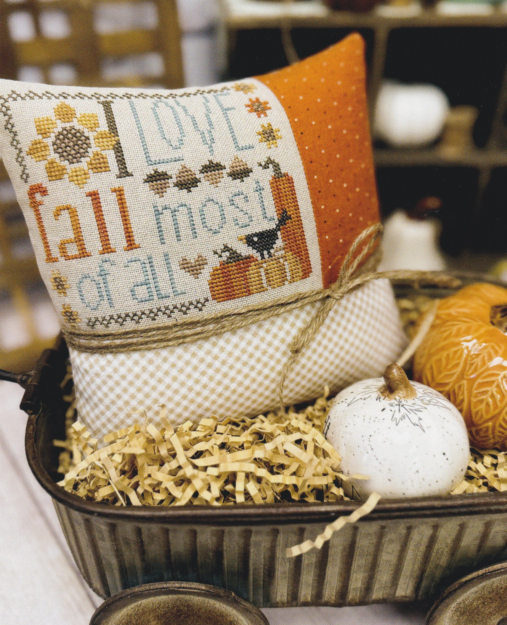 I Love Fall Most Of All - Cross Stitch Pattern
