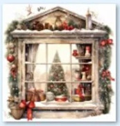 Christmas Window - Needle Minder