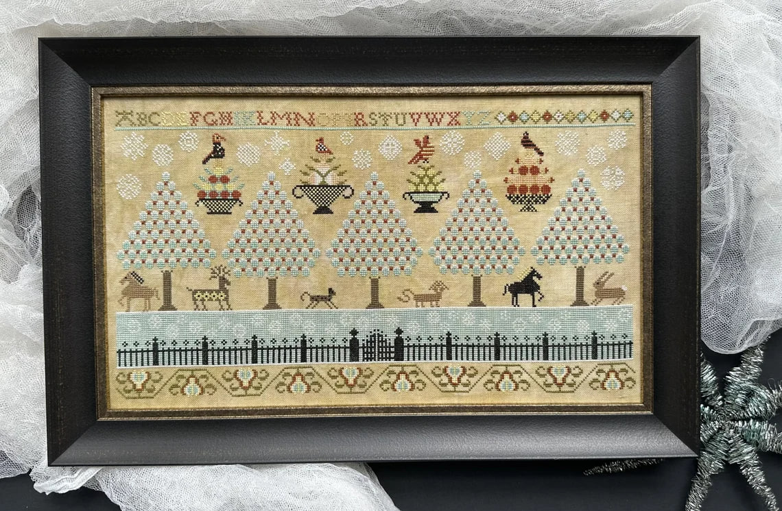 Winter Sampler - Christmas Cross Stitch Pattern