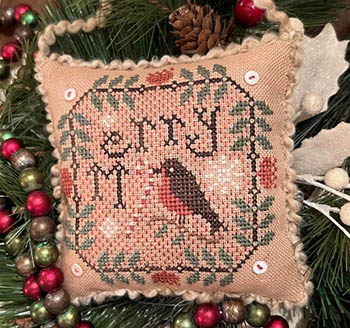 Be Merry Birdie - Cross Stitch Pattern 