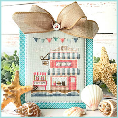 Beach Boardwalk Snack Shop - Cross Stitch Pattern