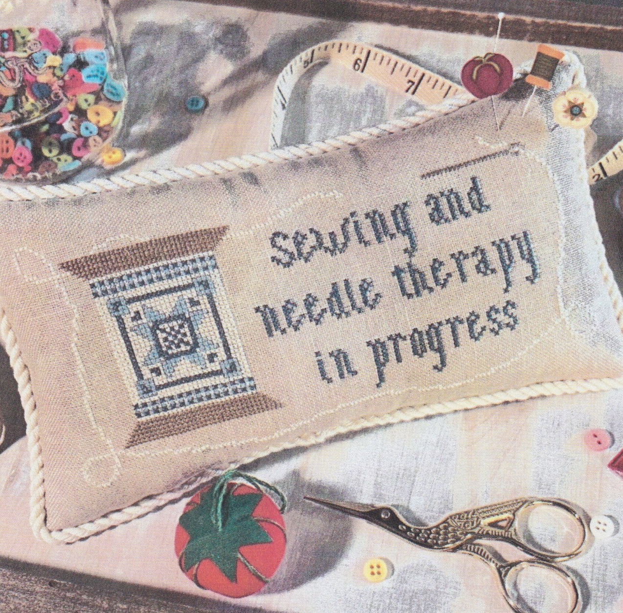 Sewing Therapy - Cross Stitch Pattern