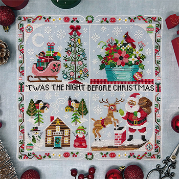 Night Before Christmas 4 - Cross Stitch Pattern