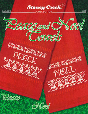 Peace And Noel Towels - Cross Stitch Pattern