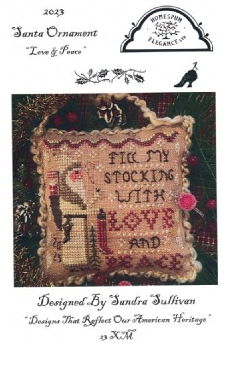 Love & Peace - Cross Stitch Pattern