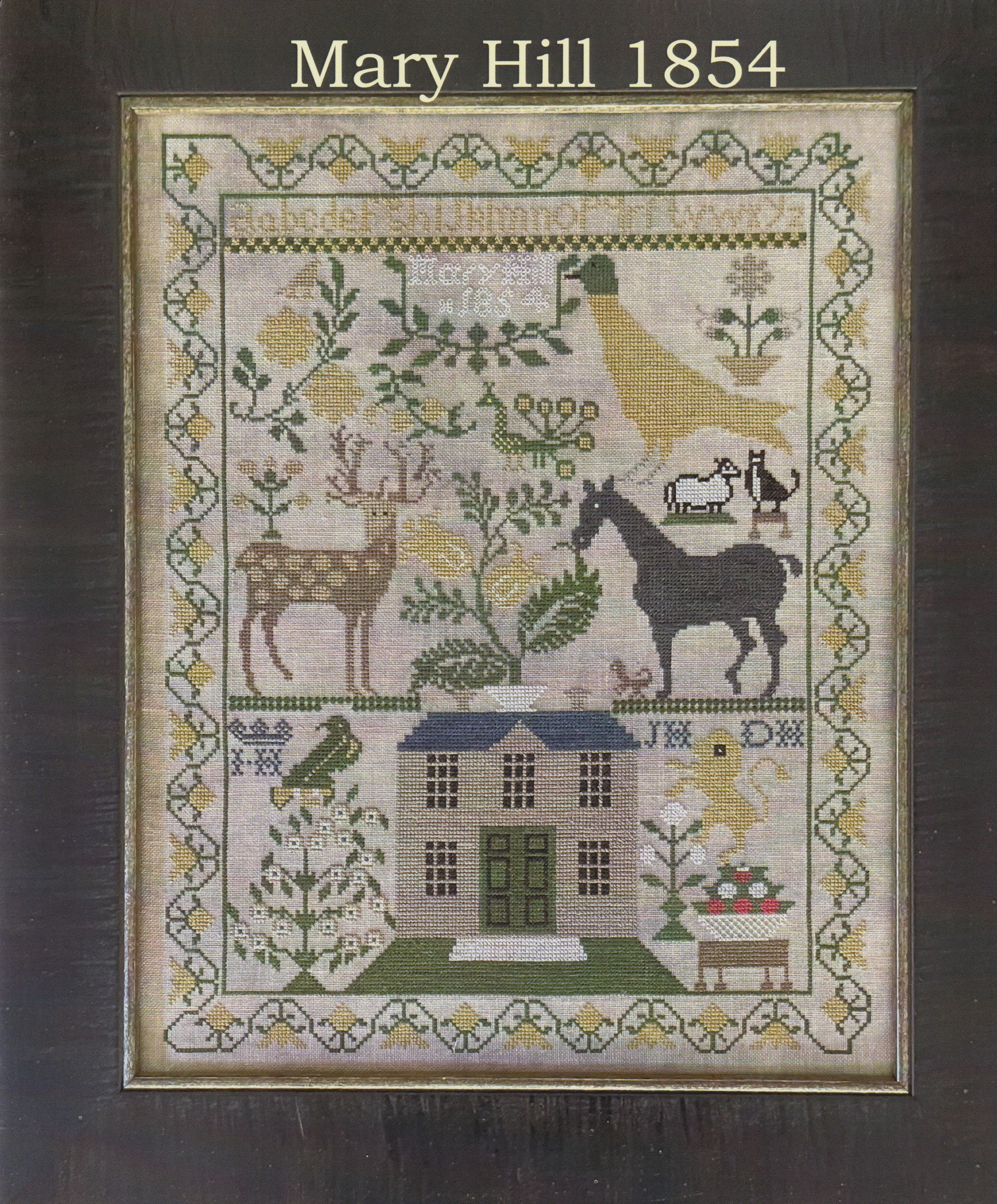 Mary Hill 1854 - Cross Stitch Pattern