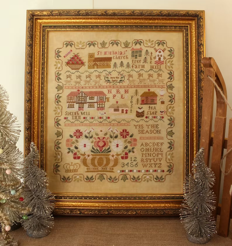 Father Christmas's Village - Cross Stitch Pattern