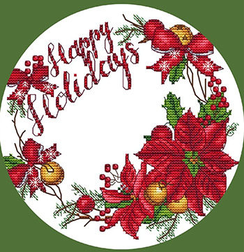 Christmas Wreath Magnet - Needle Minder