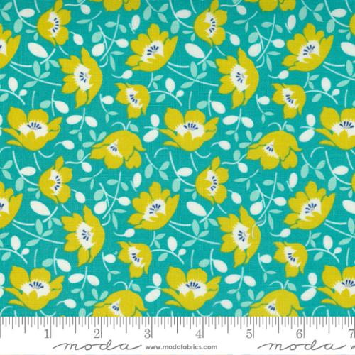 Morning Light Pond - Windswept Focal - Quilt Fabric