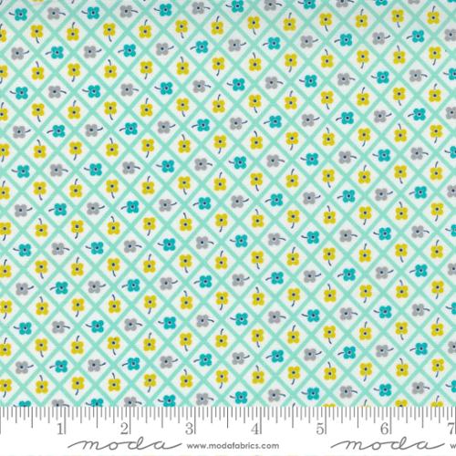 Morning Light Morning Dew - Chockablock Check - Quilt Fabric