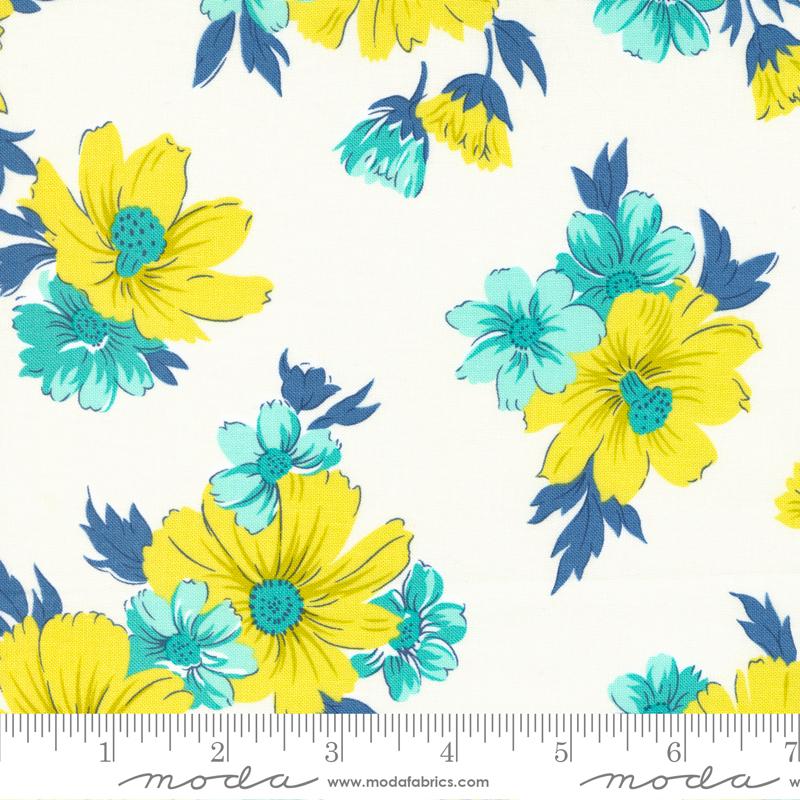 Wildflower Florals - Cloud - Quilt Fabric