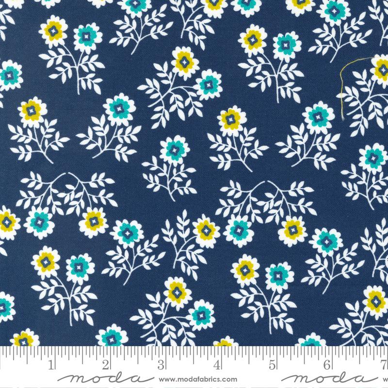 Nearly Wild Florals - Bluebird - Quilt Fabric
