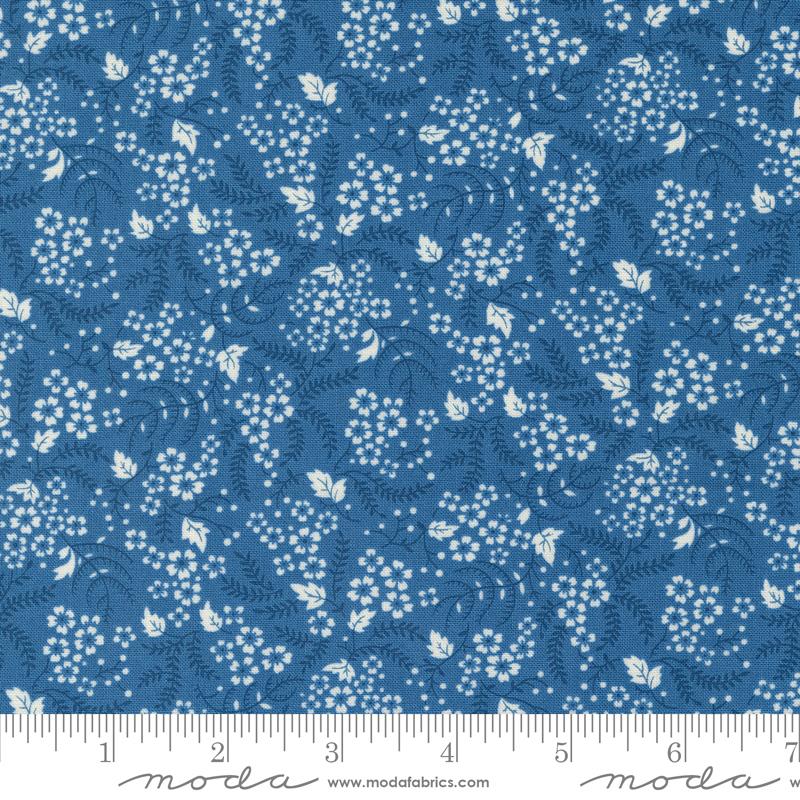Time And Again Vines - Bluebell - Quilt Fabric