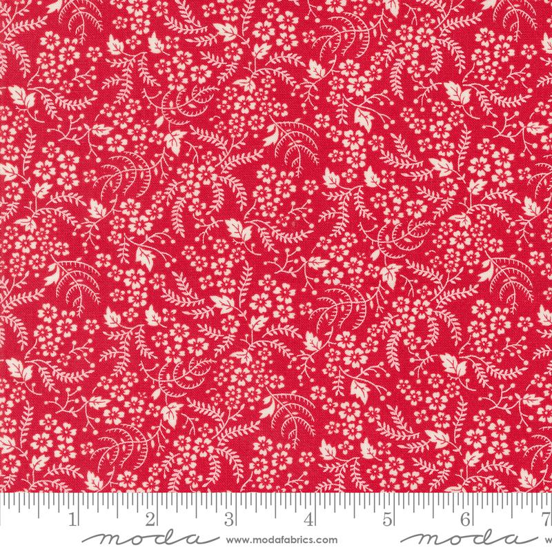 Time And Again Vines - Cherry - Quilt Fabric