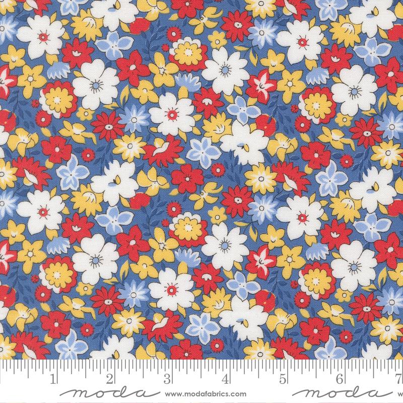 30s Playtime 2025 Bouncy Bluebell - Quilt Fabric