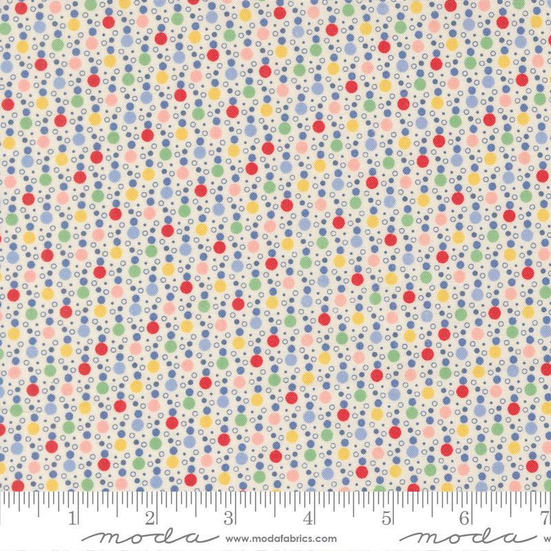 30s Playtime 2025 Bubbles Primary - Quilt Fabric