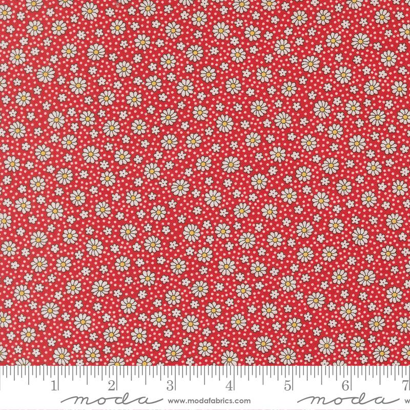 30s Playtime 2025 Daisy Scarlet - Quilt Fabric