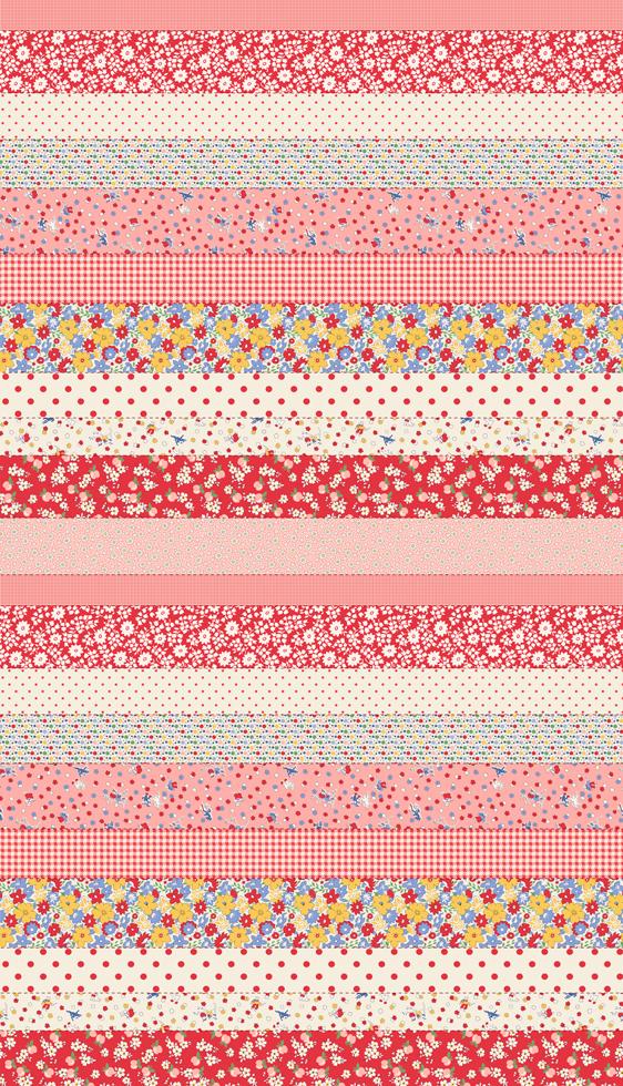 30s Playtime 2025 Scarlet - Quilt Fabric