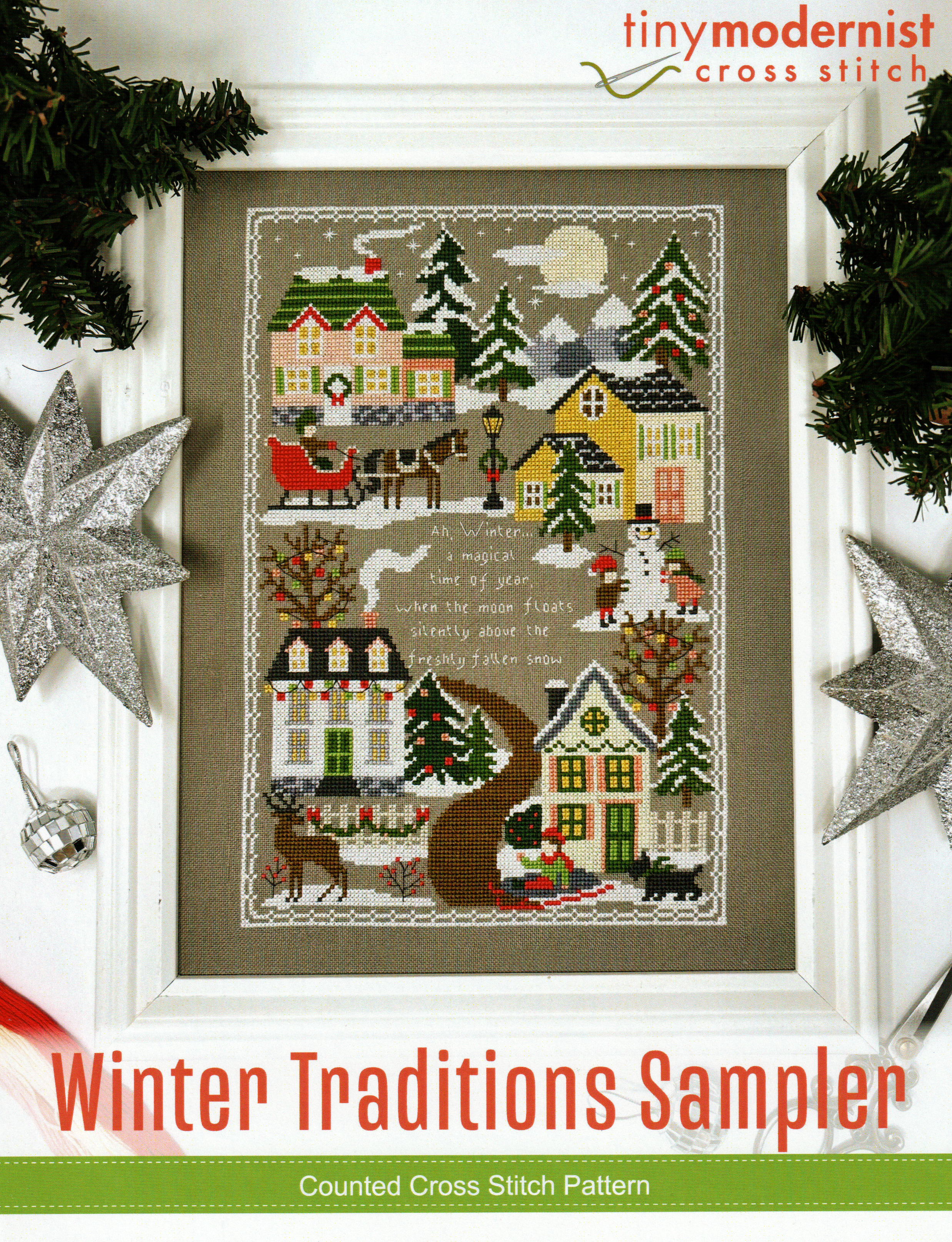 Winter Traditions Sampler - Cross Stitch Pattern