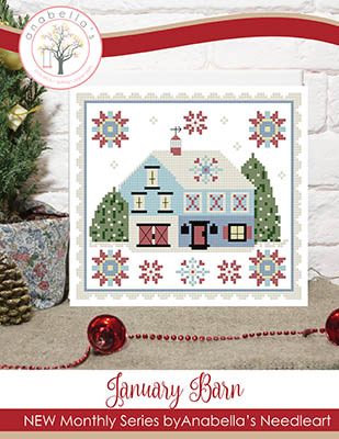 January Barn - Cross Stitch Pattern