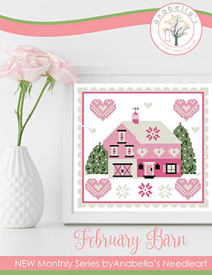 February Barn - Cross Stitch Pattern